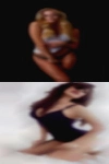 Touching naked woman boobs man